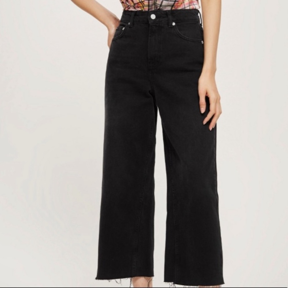 Topshop flare high rise jeans